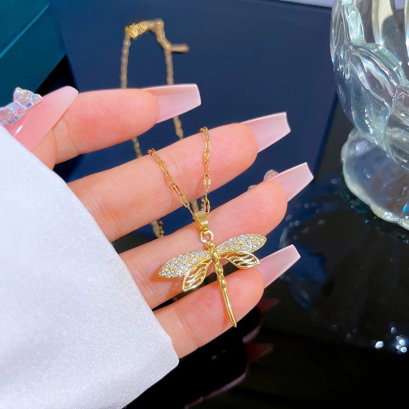 Dragonfly Pendant Necklace - Image 4