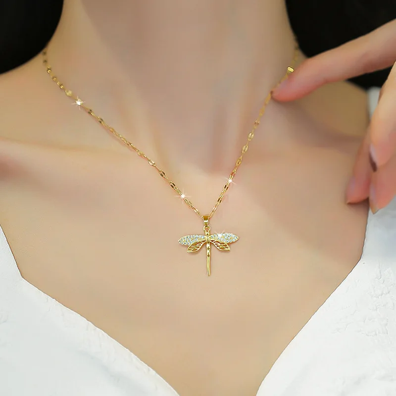 Dragonfly Pendant Necklace - Image 2